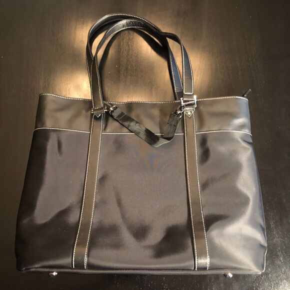 Mobile Edge Lrg Black 16 Inch Laptop Shoulder Bag Carrier Work Business Travel - Picture 3 of 11